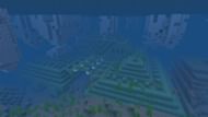 The ice sheet near this seed's spawn has more than a few secrets (Image via Mojang)
